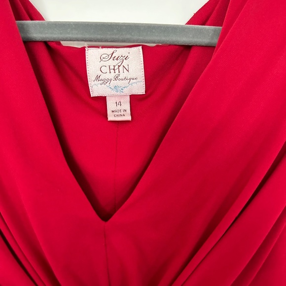 Beautiful Suzi Chin Red Dress - Picture 3 of 8